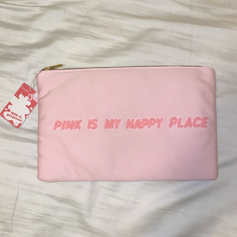 Benefit pink is my happy place bag